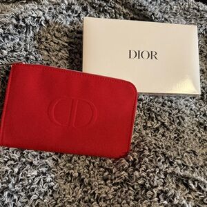 Christian Dior Scarlet Makeup Pouch